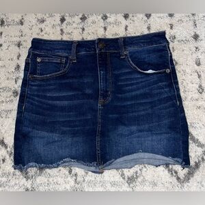 American eagle jean skirt